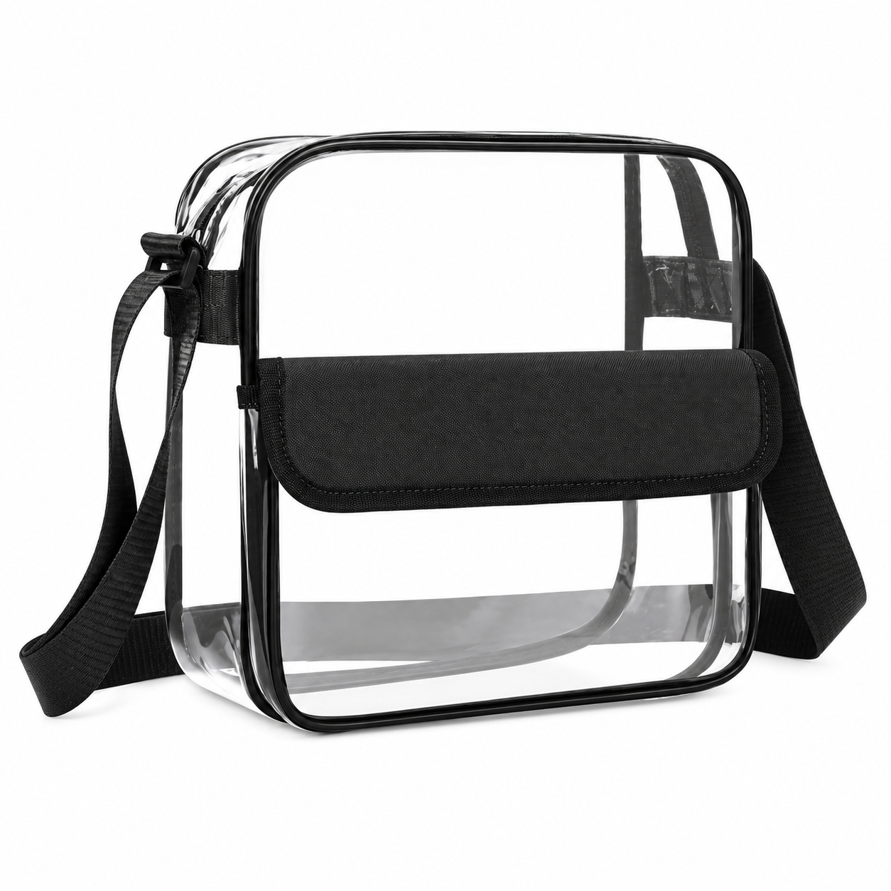 Clear PVC Crossbody Shoulder Bag