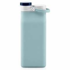 Collapsible Silicone Travel Water Bottle With Carry Ring