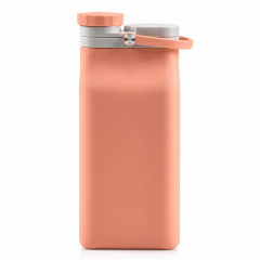 Collapsible Silicone Travel Water Bottle With Carry Ring