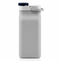 Collapsible Silicone Travel Water Bottle With Carry Ring