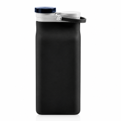 Collapsible Silicone Travel Water Bottle With Carry Ring