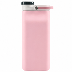 Collapsible Silicone Travel Water Bottle With Carry Ring