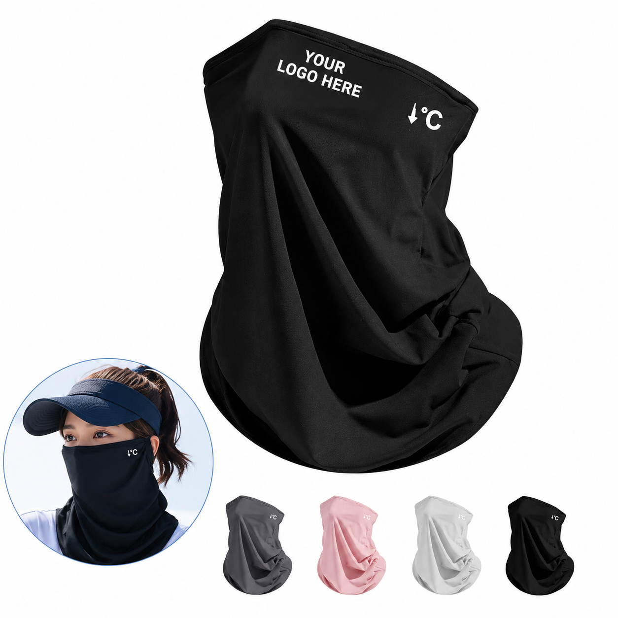 Cooling Ice Fabric Neck Gaiter