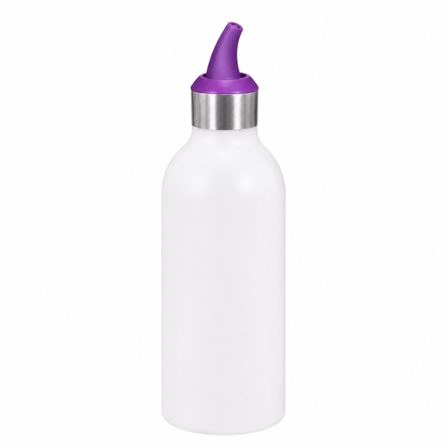 Curved Nozzle Salad Dressing Squeeze Bottle