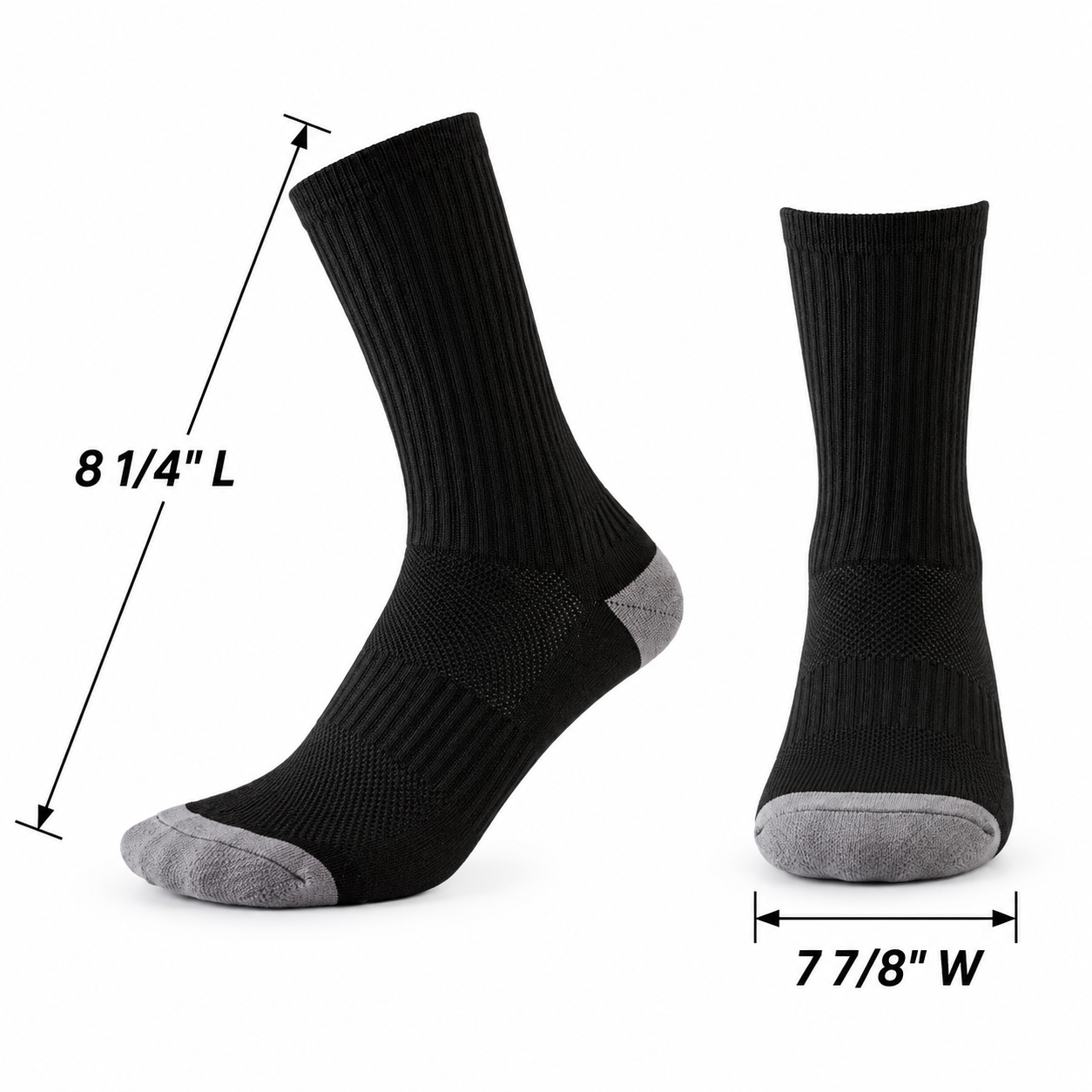 Cushioned Combed Cotton Sports Socks