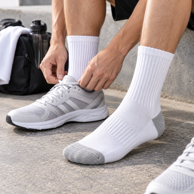 Cushioned Combed Cotton Sports Socks