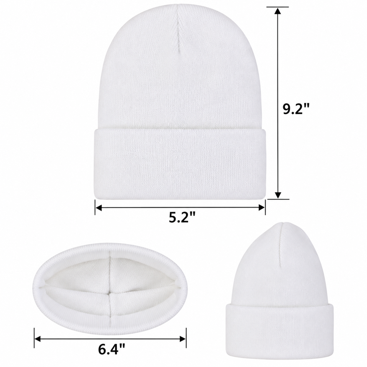 Custom Nylon Knit Beanie