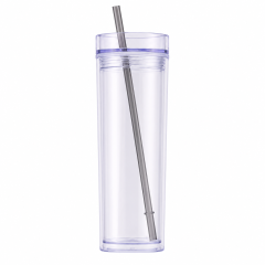 Double Wall PS Straw Tumbler