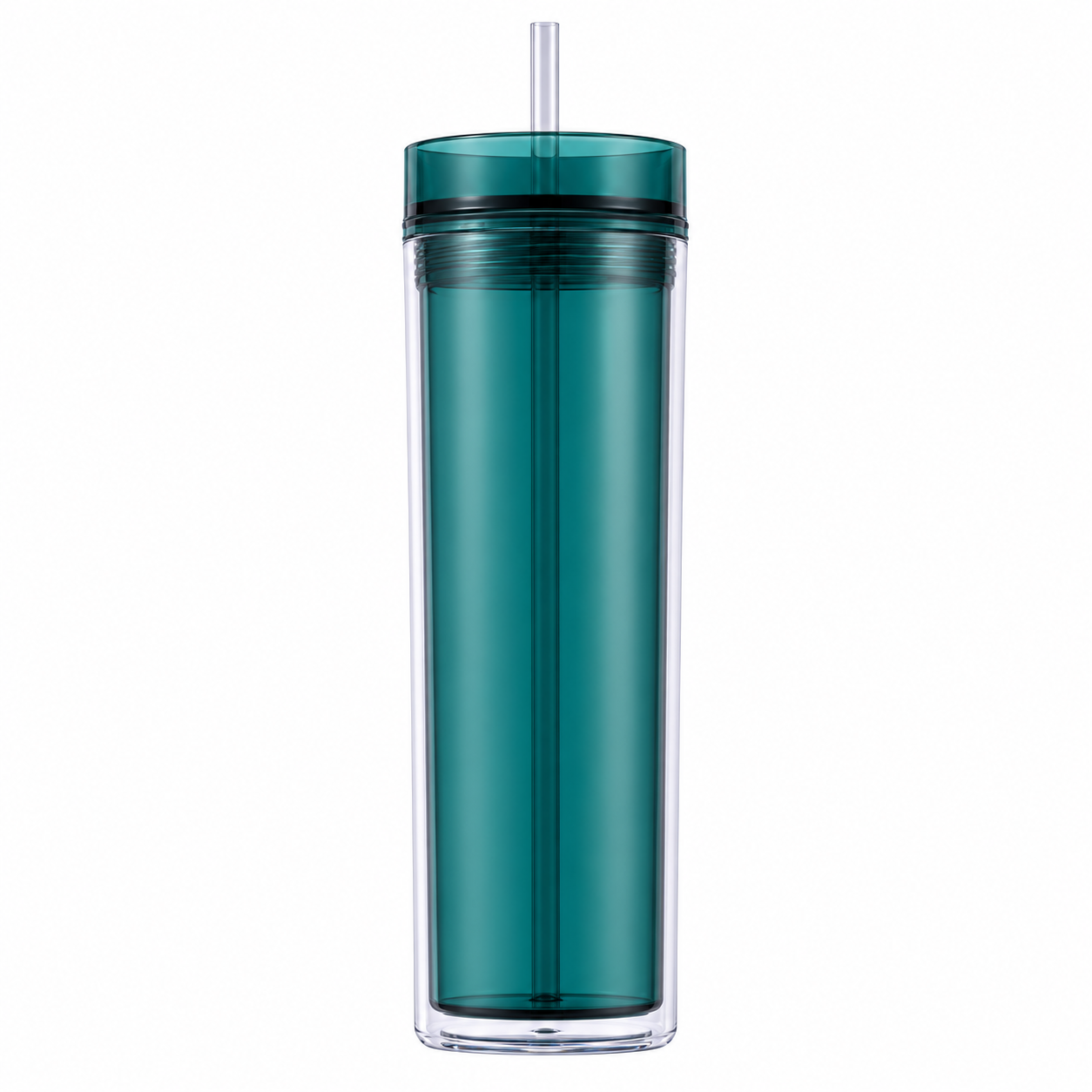 Double Wall PS Straw Tumbler