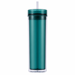 Double Wall PS Straw Tumbler