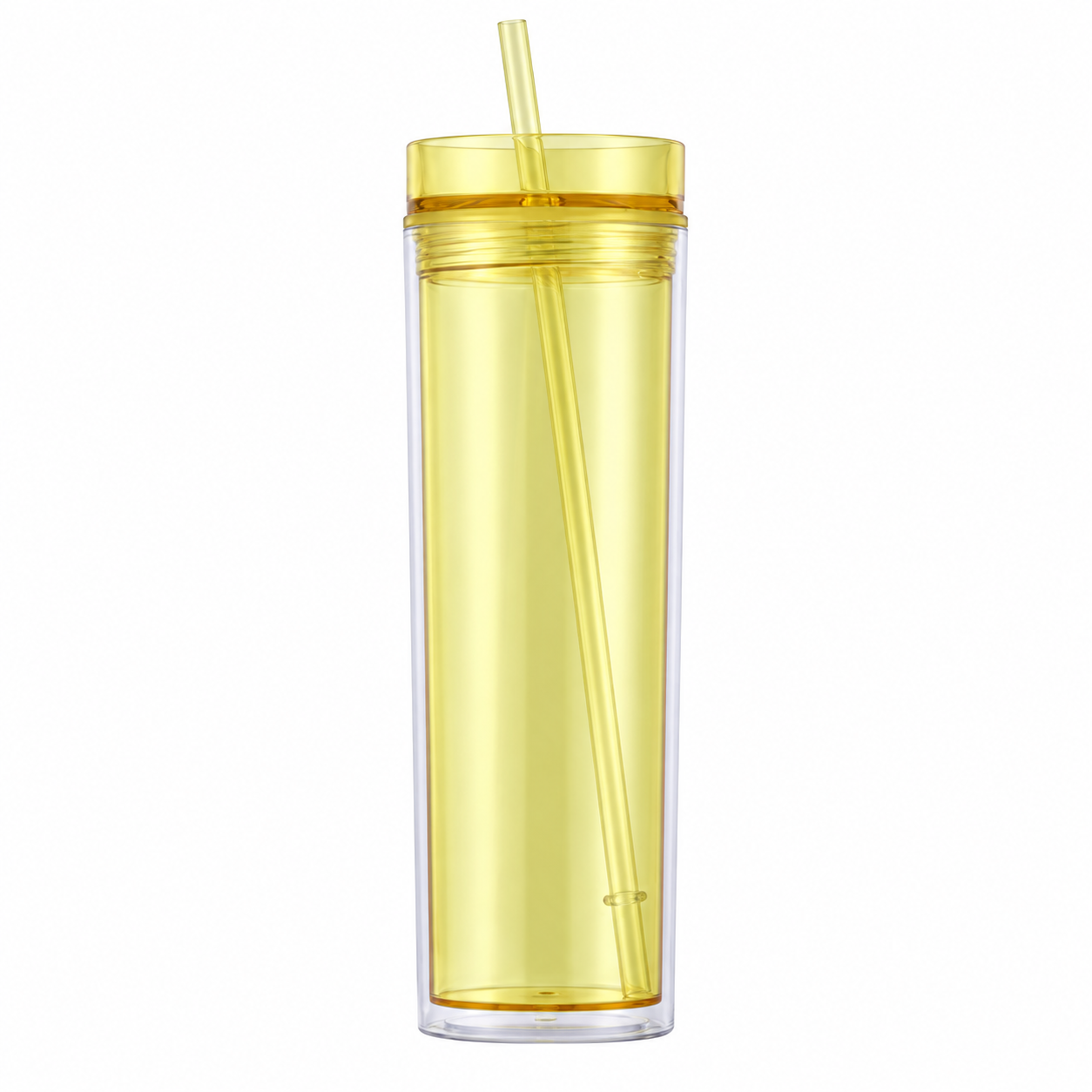 Double Wall PS Straw Tumbler