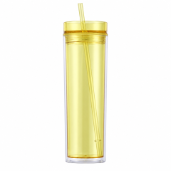 Double Wall PS Straw Tumbler