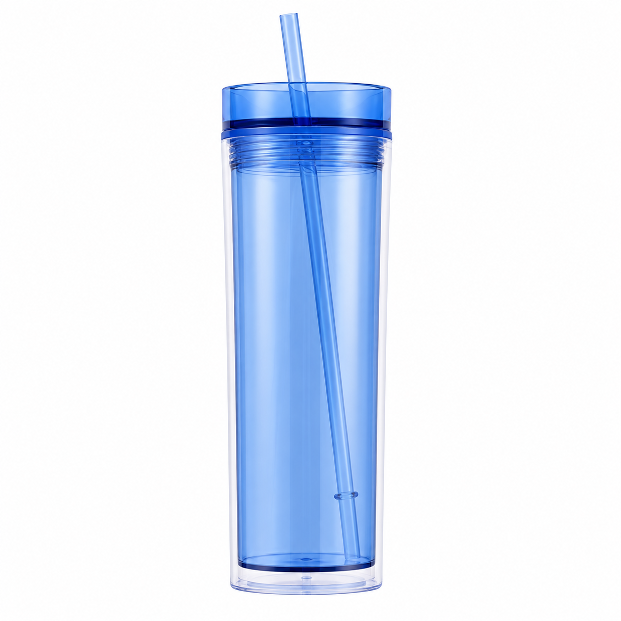 Double Wall PS Straw Tumbler