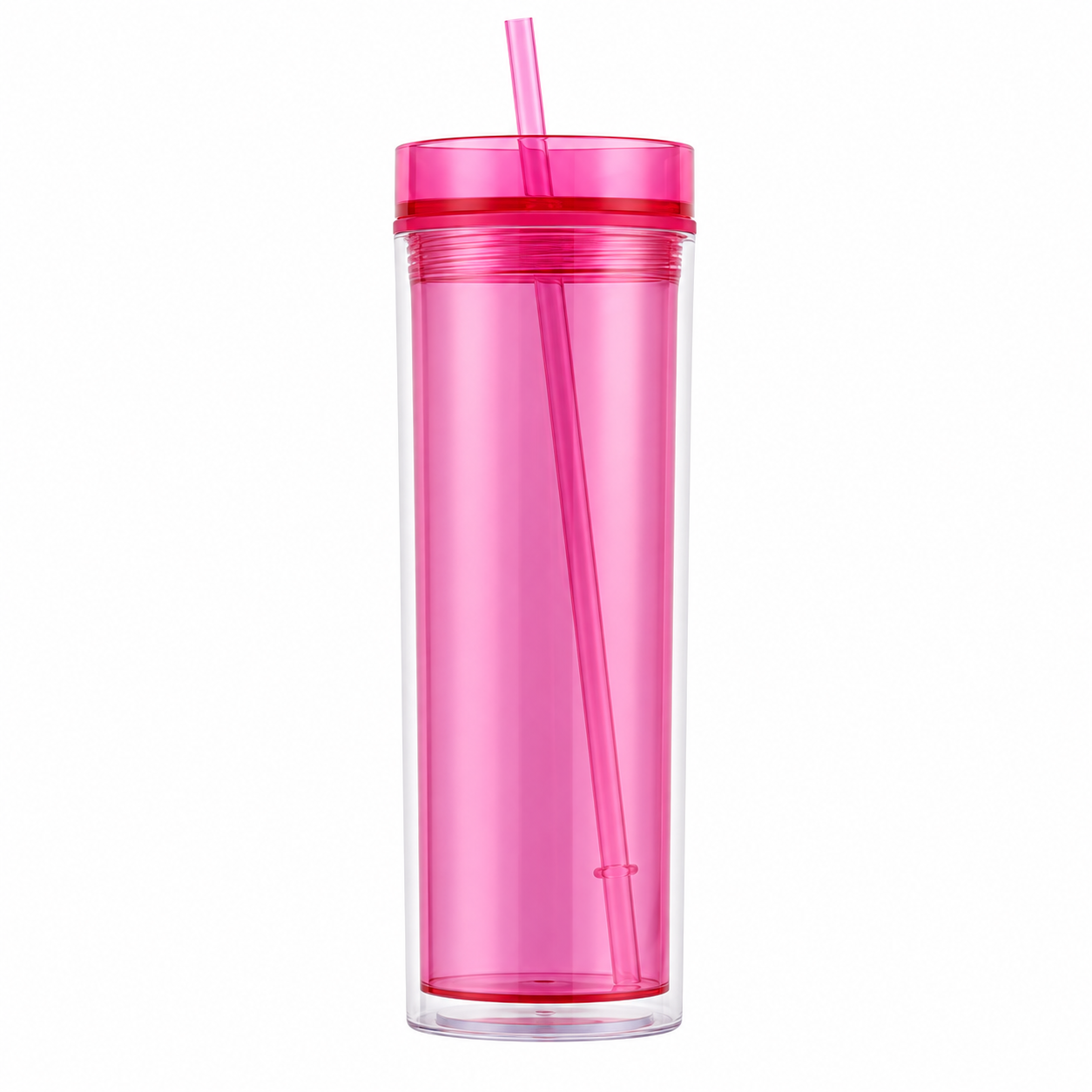 Double Wall PS Straw Tumbler