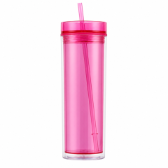 Double Wall PS Straw Tumbler