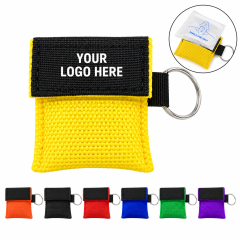 Emergency CPR Face Shield with Nylon Pouch