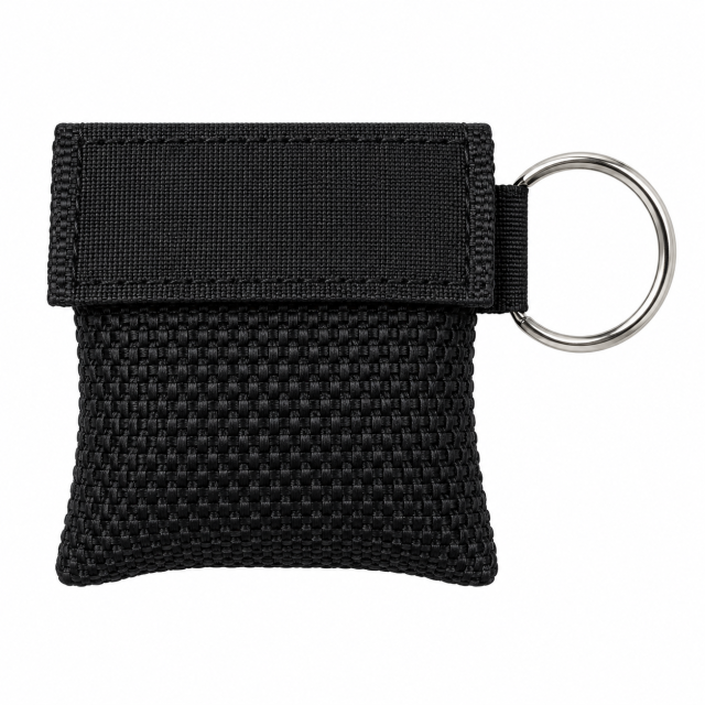 Emergency CPR Face Shield with Nylon Pouch