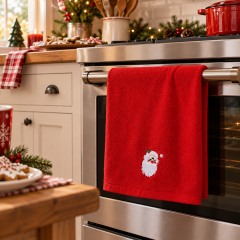 Festive Cotton Christmas Kitchen Towel