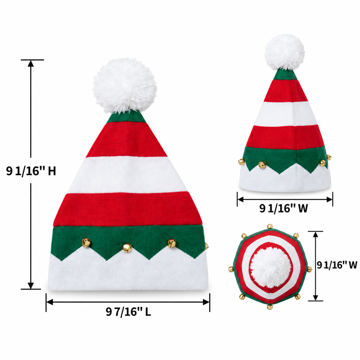 Festive Knit Jingle Bell Christmas Beanie