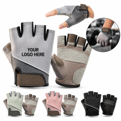 Fingerless Sports Fitness Training Gloves