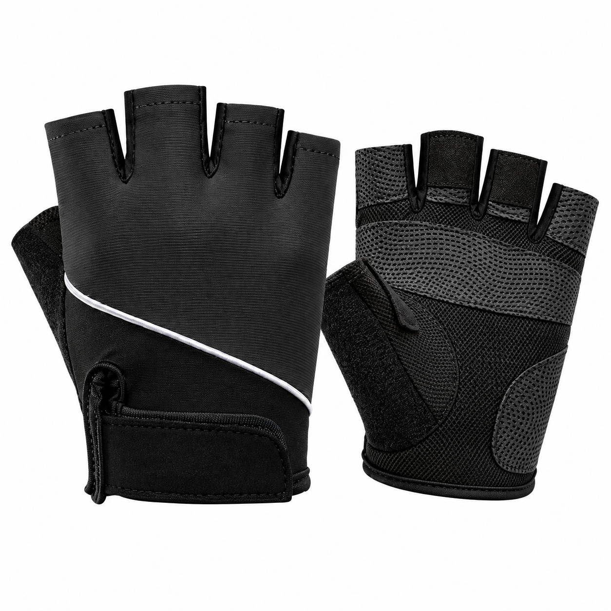 Fingerless Sports Fitness Training Gloves