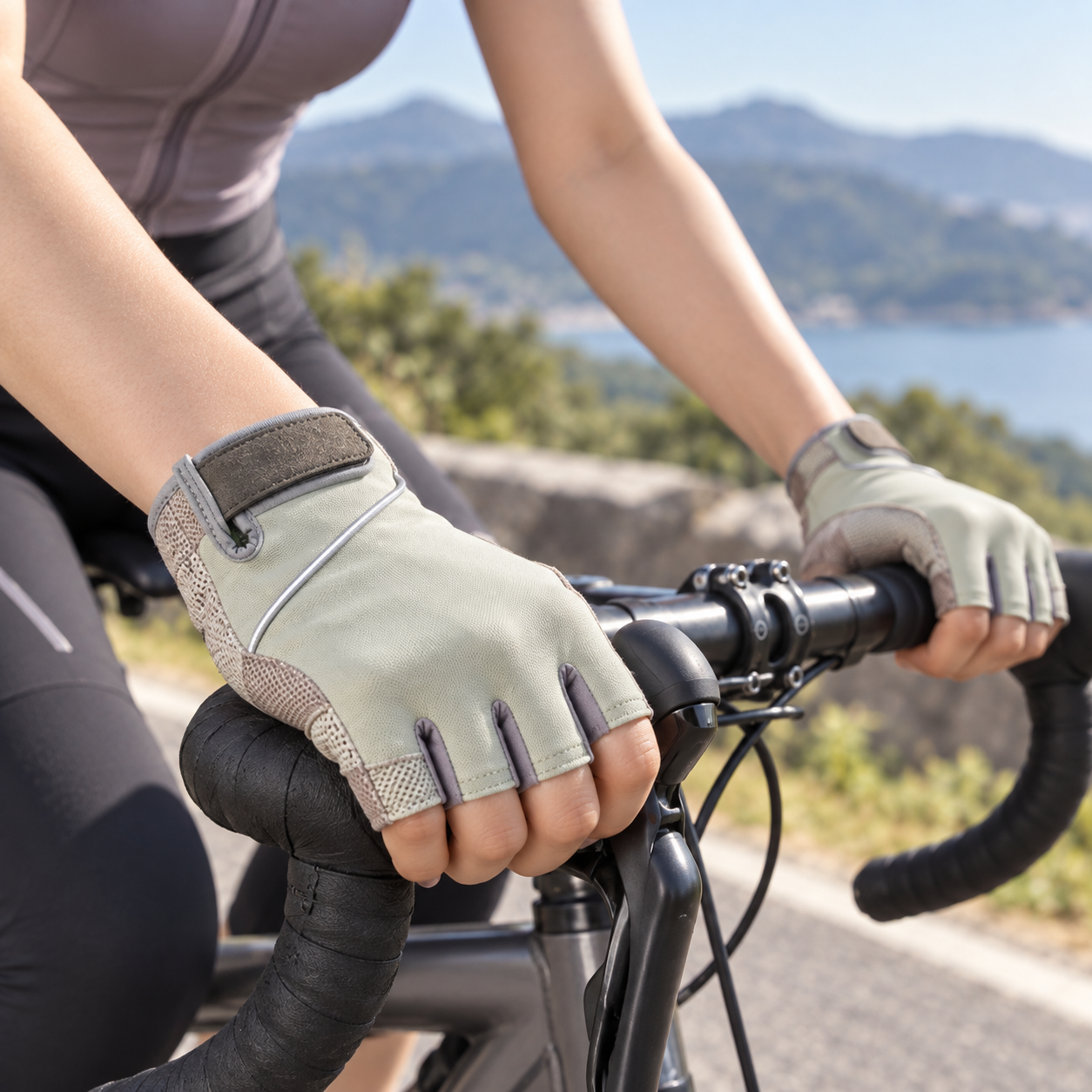 Fingerless Sports Fitness Training Gloves