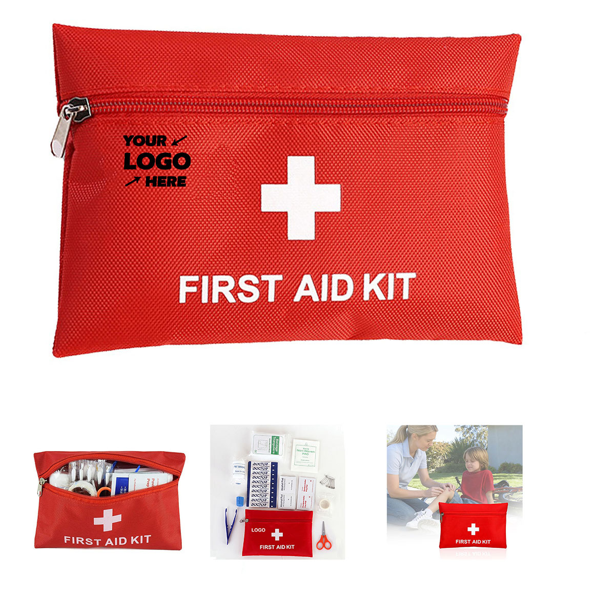 First Aid Set Including 12 Waterproof Items
