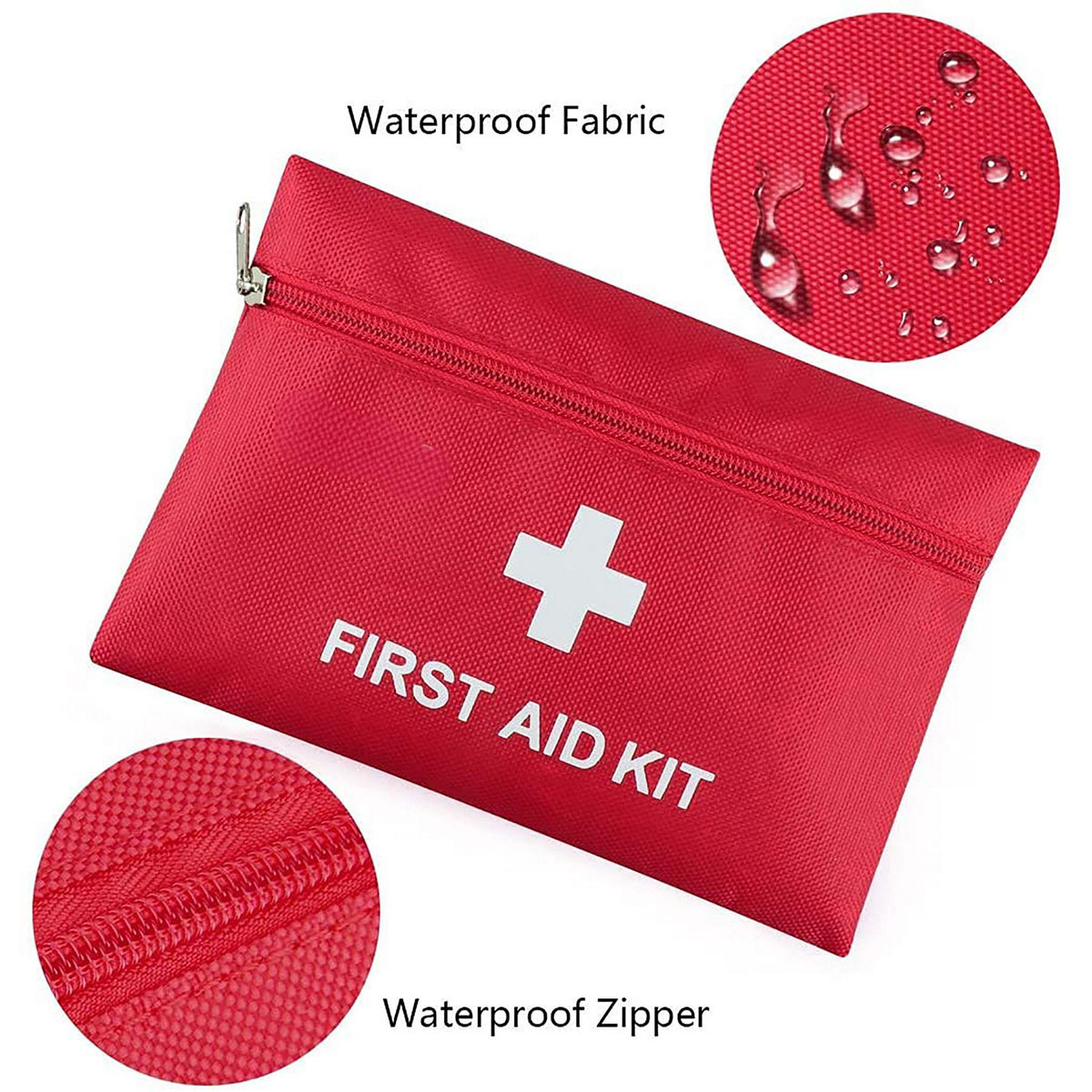 First Aid Set Including 12 Waterproof Items