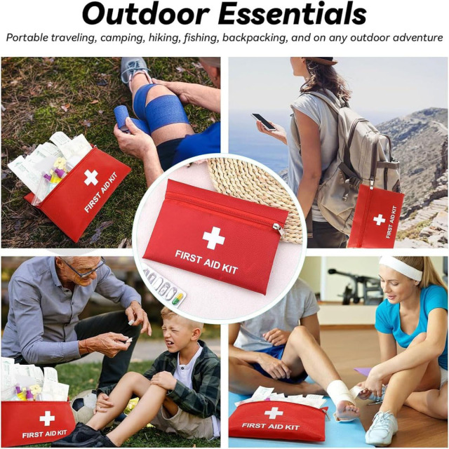 First Aid Set Including 12 Waterproof Items