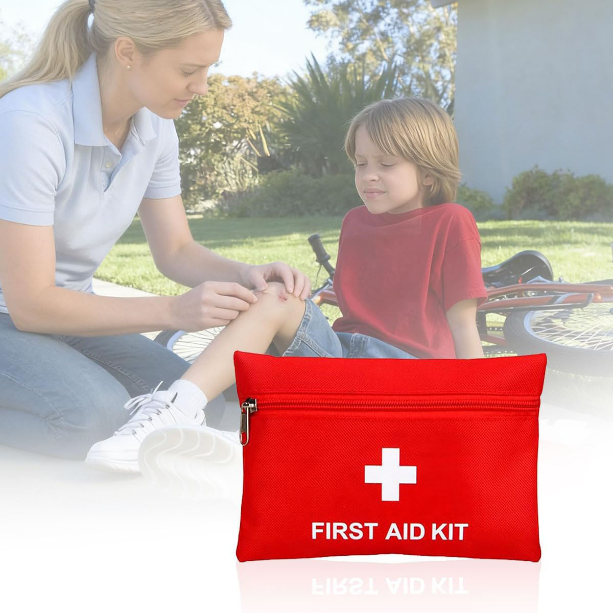 First Aid Set Including 12 Waterproof Items
