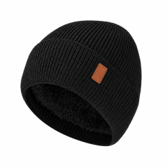 Fleece Lined Polyester Knit Beanie