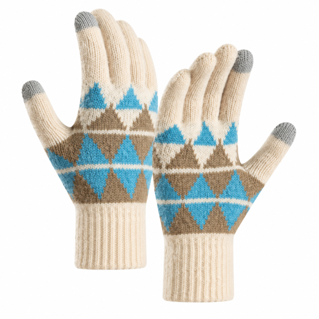 Fleece Lined Touchscreen Cycling Winter Gloves
