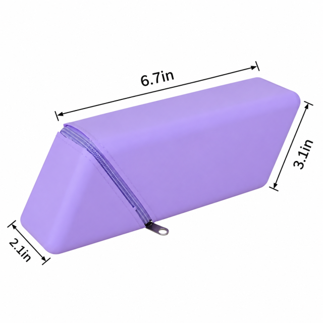 Foldable Silicone Pencil and Cosmetic Holder