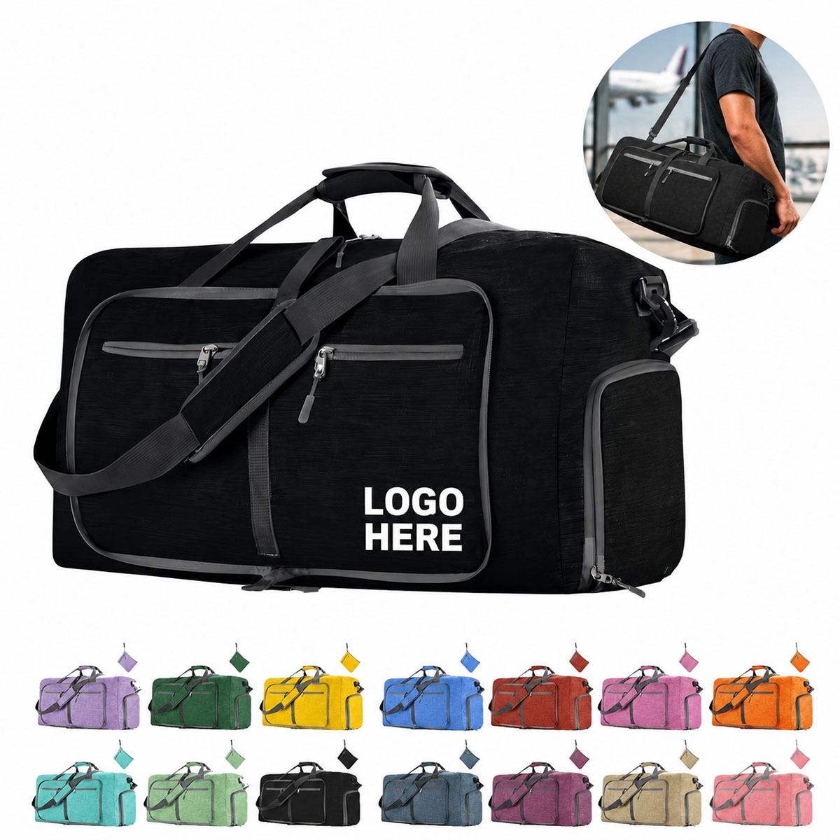 Foldable Travel Duffel Bag