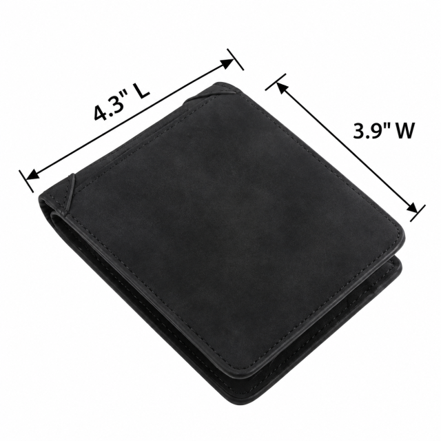 Geometric PU Multi Card Slot Wallet