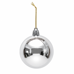 Glossy Plastic Christmas Ball Ornament