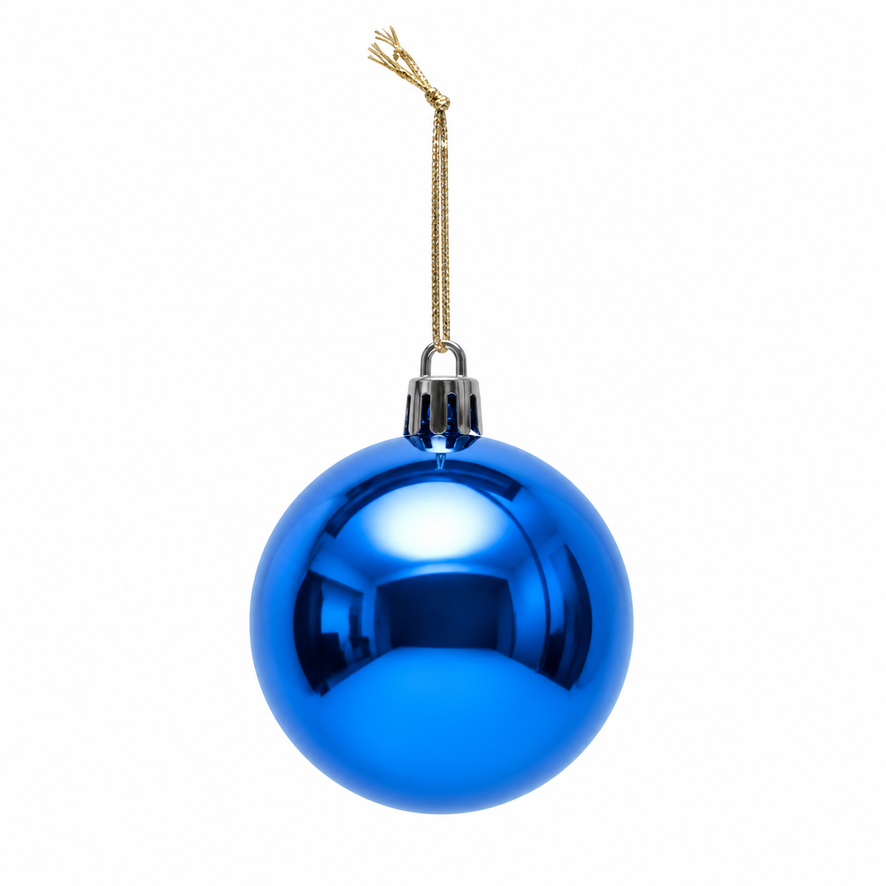 Glossy Plastic Christmas Ball Ornament