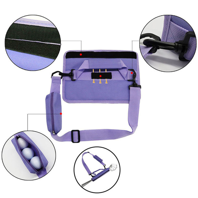 Golf Club Bag with Ball Pouch