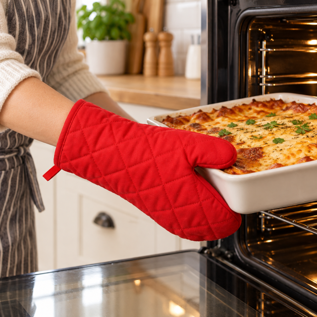 Heat Resistant Non Slip Oven Mitt