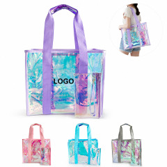 Iridescent Clear Tote Bag