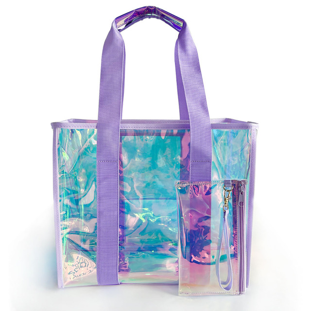 Iridescent Clear Tote Bag