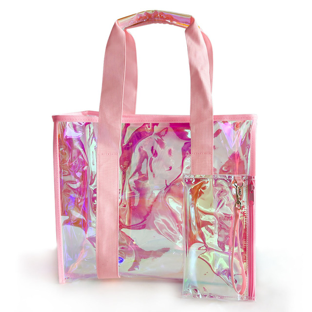 Iridescent Clear Tote Bag
