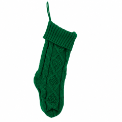 Knitted Christmas Stocking Gift Holder
