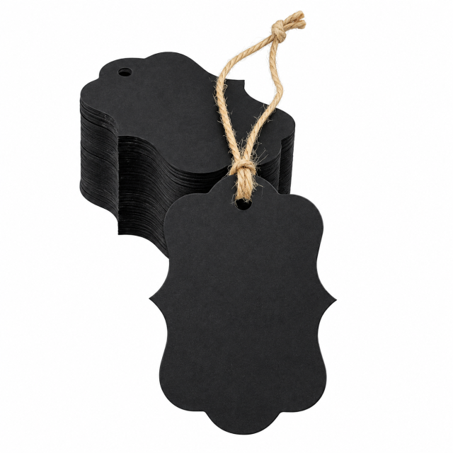 Kraft Paper Gift Tags with Prepunched Hole