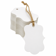 Kraft Paper Gift Tags with Prepunched Hole