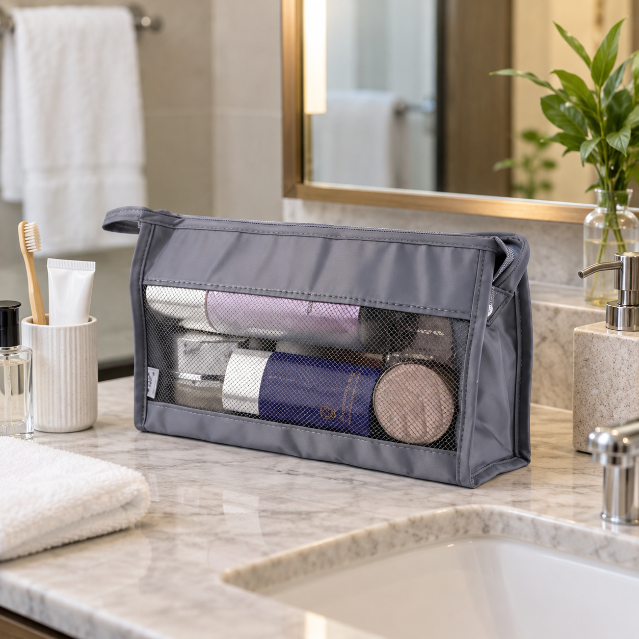 Large Capacity Hanging Travel Cosmetic Bag