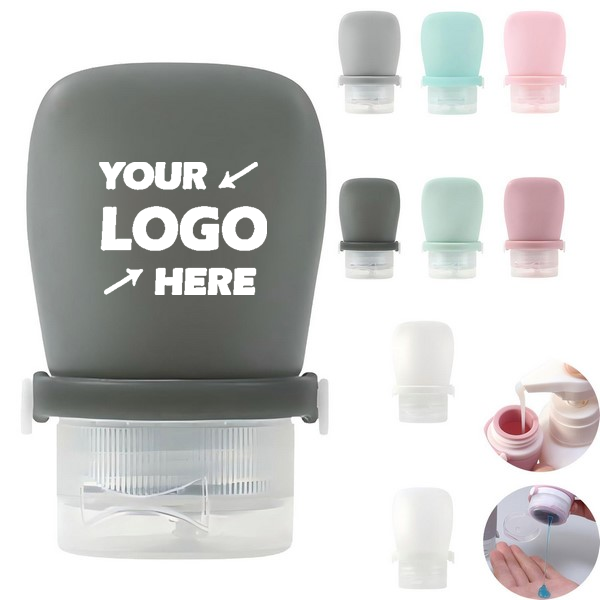 Leak-Resistant Silicone Travel Toiletry Dispenser Bottle