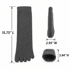 Mens Five Toe Cotton Blend Socks