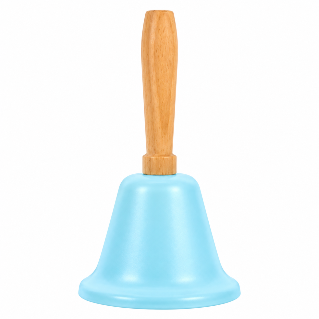 Metal Hand Bell with Ergonomic Handle