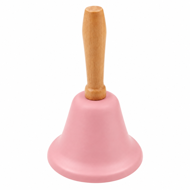 Metal Hand Bell with Ergonomic Handle